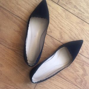 J Crew Leather suede flats